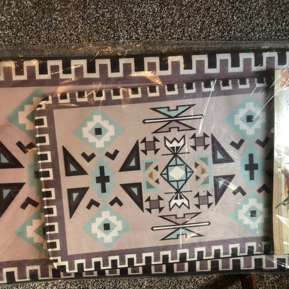 Plush Southwest Bathroom Rugs
